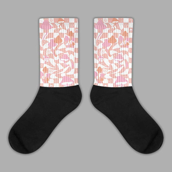 Jordan 11 Low “Legend Pink” DopeSkill Sublimated Socks Mushroom Graphic Streetwear