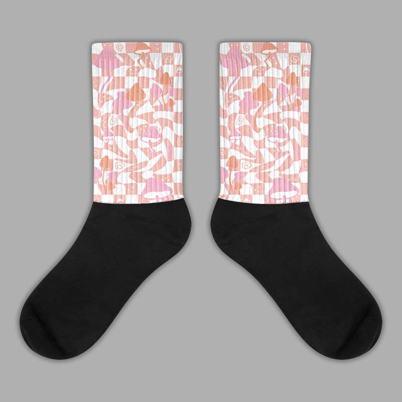 Jordan 11 Low “Legend Pink” DopeSkill Sublimated Socks Mushroom Graphic Streetwear