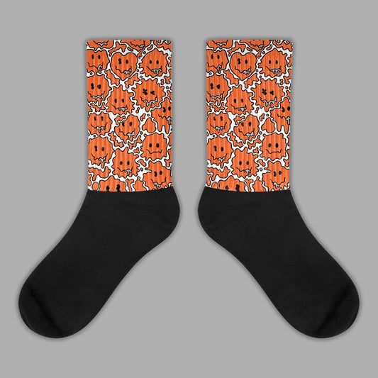 Jordan 3 Georgia Peach DopeSkill Sublimated Socks Slime Graphic Streetwear