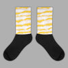 Jordan 4 "Sail" DopeSkill Sublimated Socks Abstract Tiger Graphic Streetwear 