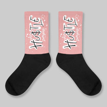 Dusty Rose 40s DopeSkill Sublimated Sock Hustle Graphic