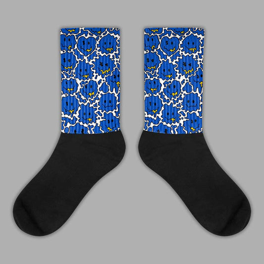 Jordan 14 “Laney” DopeSkill Sublimated Socks Slime Graphic Streetwear