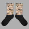 Jordan 3 Retro Palomino DopeSkill Sublimated Socks Abstract Tiger Graphic Streetwear