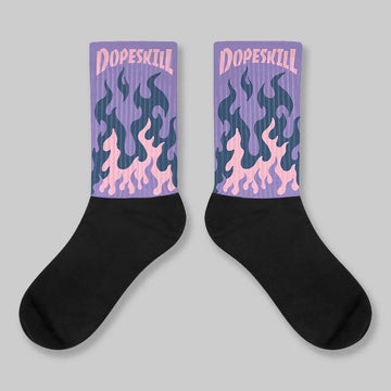 Mojave 11s DopeSkill Sublimated Sock FIRE Graphic