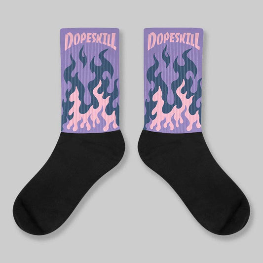 Mojave 11s DopeSkill Sublimated Sock FIRE Graphic