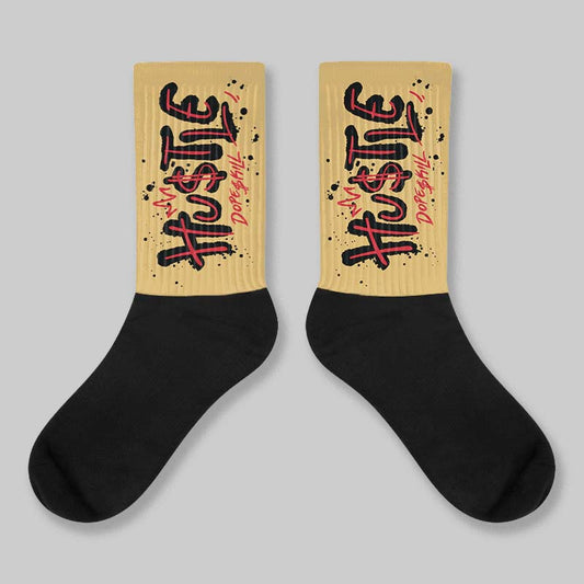 Pizza 4s DopeSkill Sublimated Sock Hustle Graphic