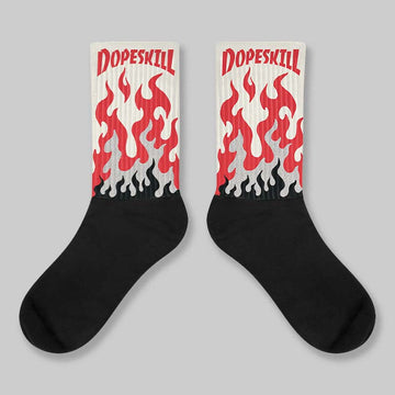 Sail 1s OG DopeSkill Sublimated Sock FIRE Graphic