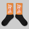 'Orange Citrus' 3s DopeSkill Sublimated Socks Hustle Graphic