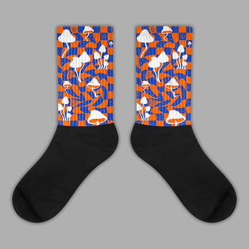 Dunk Low Futura Orange Blaze DopeSkill Sublimated Socks Mushroom Graphic Streetwear