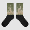 Air Max 90 Ballistic Neutral Olive DopeSkill Sublimated Socks FIRE Graphic Streetwear