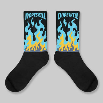 Gamma 11s DopeSkill Sublimated Sock FIRE Graphic
