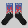 Rare Air 4s DopeSkill Sublimated Sock FIRE Graphic