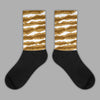 Jordan 13 Wheat 2023 DopeSkill Sublimated Socks Abstract Tiger Streetwear