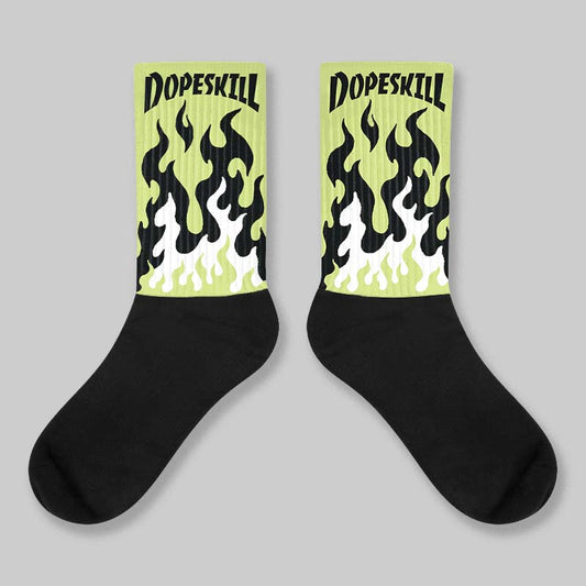 Sneaker School 11s DopeSkill Sublimated Sock FIRE Graphic