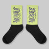 Light Lemon Twist 4s DopeSkill Sublimated Sock Hustle Graphic