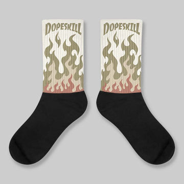Sail 6s DopeSkill Sublimated Socks FIRE Graphic