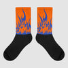 Dunk Low Futura Orange Blaze DopeSkill Sublimated Socks FIRE Graphic Streetwear