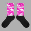 Dunk Low GS “Active Fuchsia” DopeSkill Sublimated Socks Abstract Tiger Graphic Streetwear