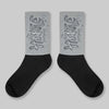 Wolf Grey 5s DopeSkill Sublimated Sock Hustle Graphic