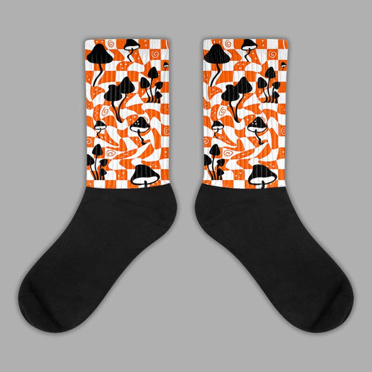 MSCHF Super Normal 2 Orange Milk DopeSkill Sublimated Socks Mushroom Graphic Streetwear