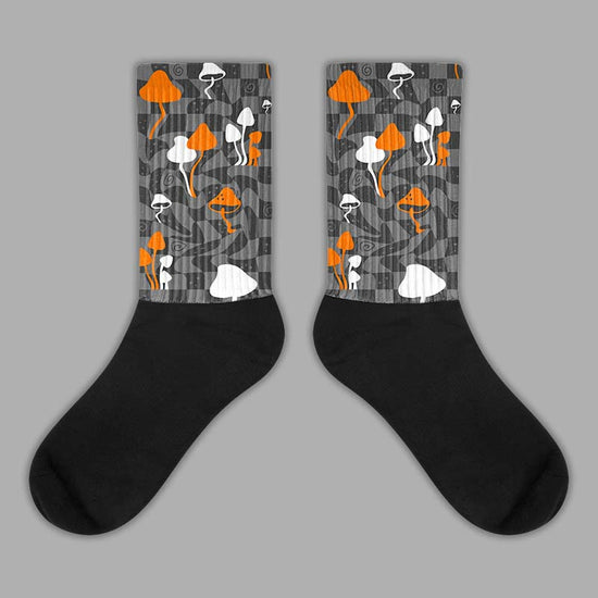 Jordan 3 Retro 'Fear Pack' DopeSkill Sublimated Socks Mushroom Graphic Streetwear