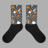 Jordan 3 Retro 'Fear Pack' DopeSkill Sublimated Socks Mushroom Graphic Streetwear