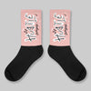 Rust Pink 1s 2025 DopeSkill Sublimated Sock Hustle Graphic
