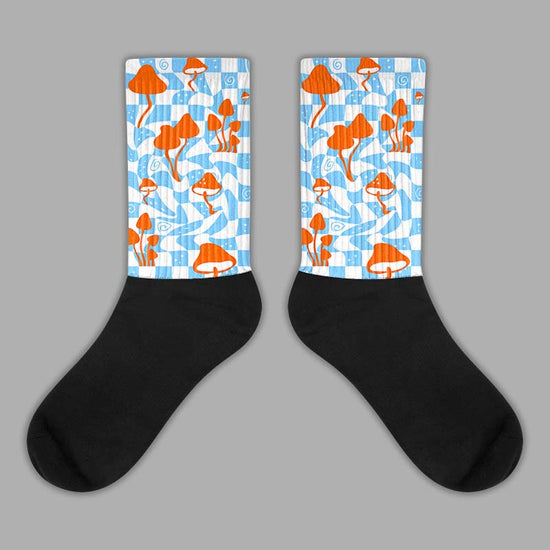 Dunk Low Futura University Blue DopeSkill Sublimated Socks Mushroom Graphic Streetwear