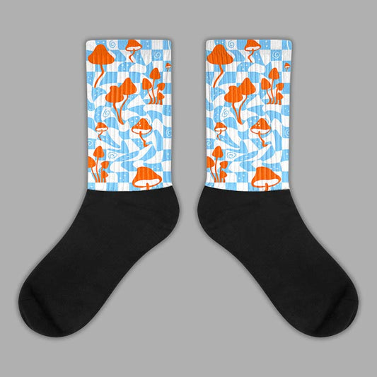 Dunk Low Futura University Blue DopeSkill Sublimated Socks Mushroom Graphic Streetwear