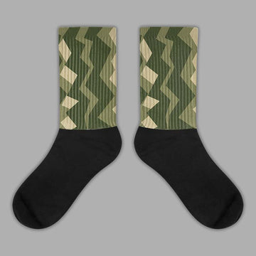 Olive Collection DopeSkill Sublimated Socks ZicZac Graphic