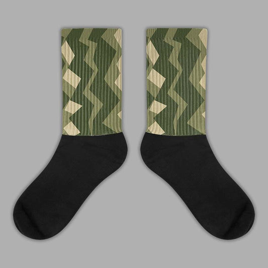 Olive Collection DopeSkill Sublimated Socks ZicZac Graphic