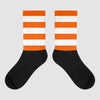 MSCHF Super Normal 2 Orange Milk DopeSkill Sublimated Socks Horizontal Stripes Graphic Streetwear