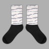 Jordan 2 Cement Grey DopeSkill Sublimated Socks Abstract Tiger Graphic Streetwear