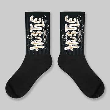 Reverse Metallic 5s DopeSkill Sublimated Sock Hustle Graphic