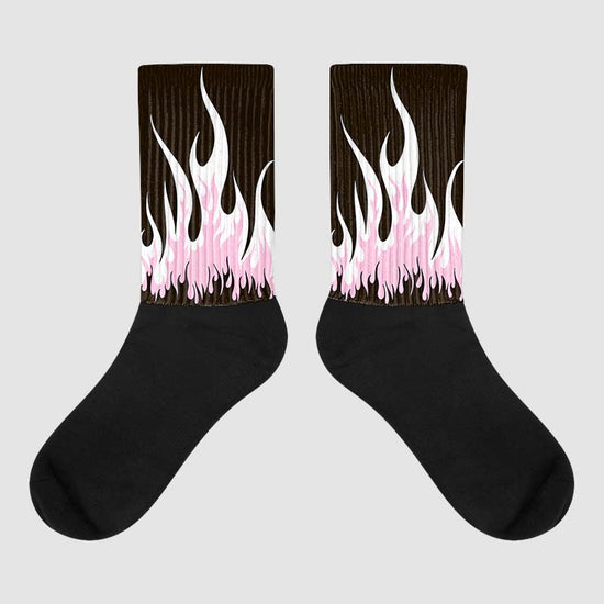 Jordan 11 Retro Neapolitan DopeSkill Sublimated Socks FIRE Graphic Streetwear