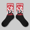 Chicago OG 1s DopeSkill Sublimated Sock FIRE Graphic