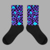 Jordan 6 "Aqua" DopeSkill Sublimated Socks Mushroom Graphic Streetwear