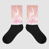 Jordan 11 Low “Legend Pink” DopeSkill Sublimated Socks FIRE Graphic Streetwear