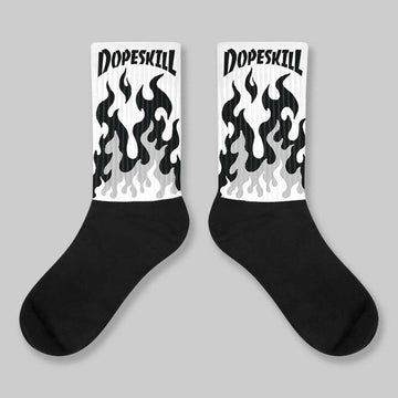 Steel 10s DopeSkill Sublimated Sock FIRE Graphic