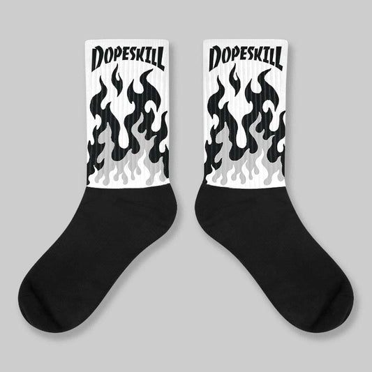 Steel 10s DopeSkill Sublimated Sock FIRE Graphic