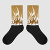 Jordan 13 Wheat 2023 DopeSkill Sublimated Socks FIRE Streetwear