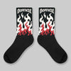 Nigel Sylvester x “Nitro” 1s DopeSkill Sublimated Sock FIRE Graphic
