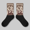 A Ma Maniere x Dark Mocha 4s DopeSkill Sublimated Sock FIRE Graphic