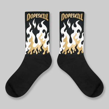 Taxi 12s 2025 DopeSkill Sublimated Sock FIRE Graphic