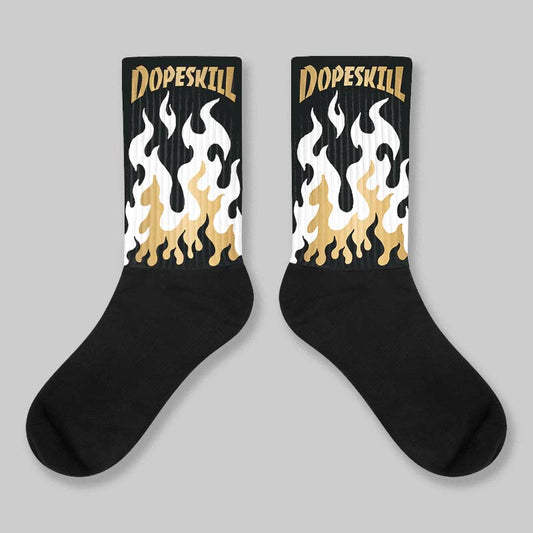 Taxi 12s 2025 DopeSkill Sublimated Sock FIRE Graphic