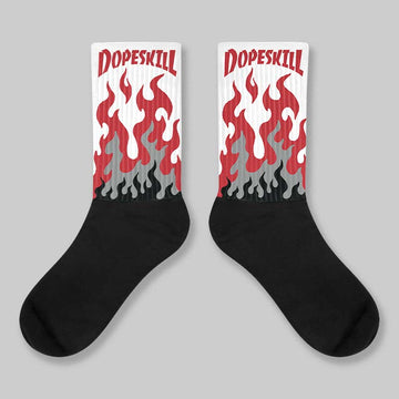 Bugs Bunny 8s DopeSkill Sublimated Sock FIRE Graphic