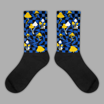 Jordan 14 “Laney” DopeSkill Sublimated Socks Mushroom Graphic Streetwear