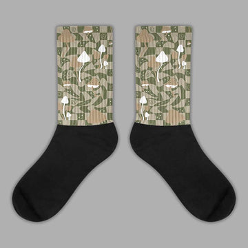 Air Max 90 Ballistic Neutral Olive DopeSkill Sublimated Socks Mushroom Graphic Streetwear