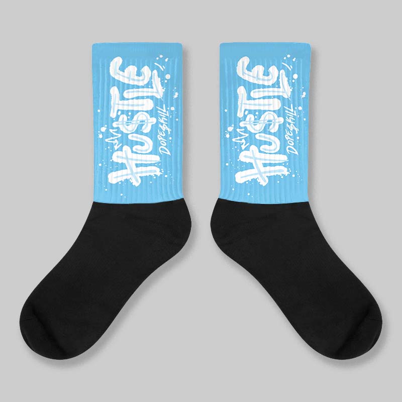 Jordan 11 Retro Legend Blue DopeSkill Sublimated Sock Hustle Graphic Streetwear