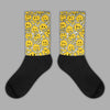 Jordan 4 Retro “Vivid Sulfur” DopeSkill Sublimated Socks Slime Graphic Streetwear